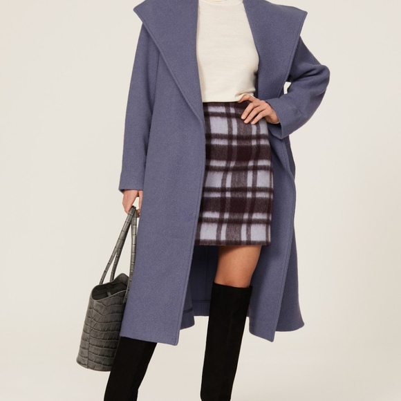 Club Monaco Plush Cardigan Wrap Coat - Picture 5 of 12